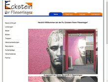 Tablet Screenshot of eckstein-fliesen.com